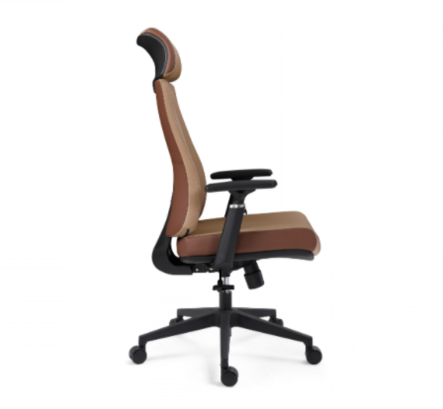 派利曼 Office furniture Product 《Camel brown back-backed high-back office chair》【图3】