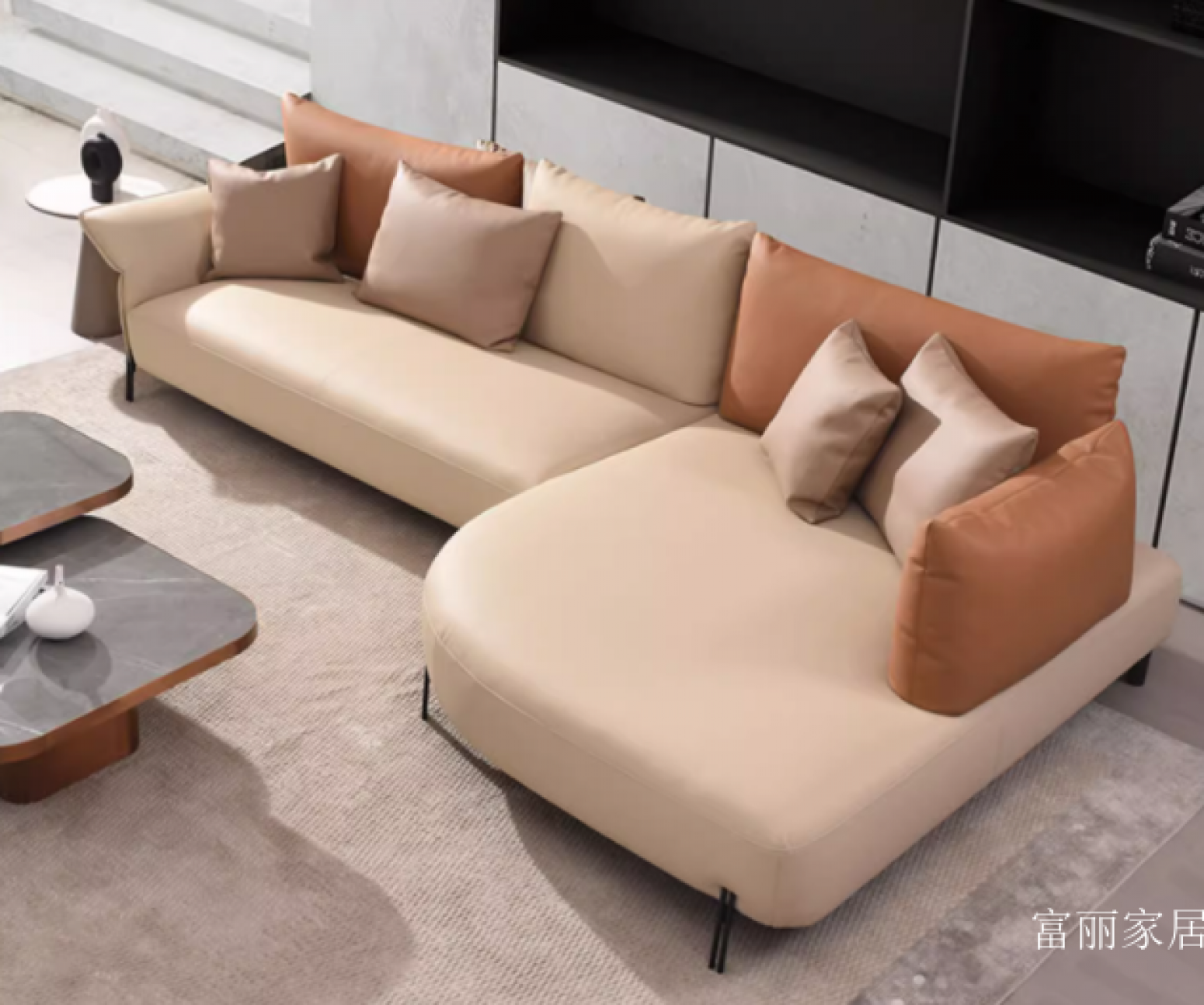 富丽家居 Home Furniture Product 《Nordic curved corner sofa》【图3】
