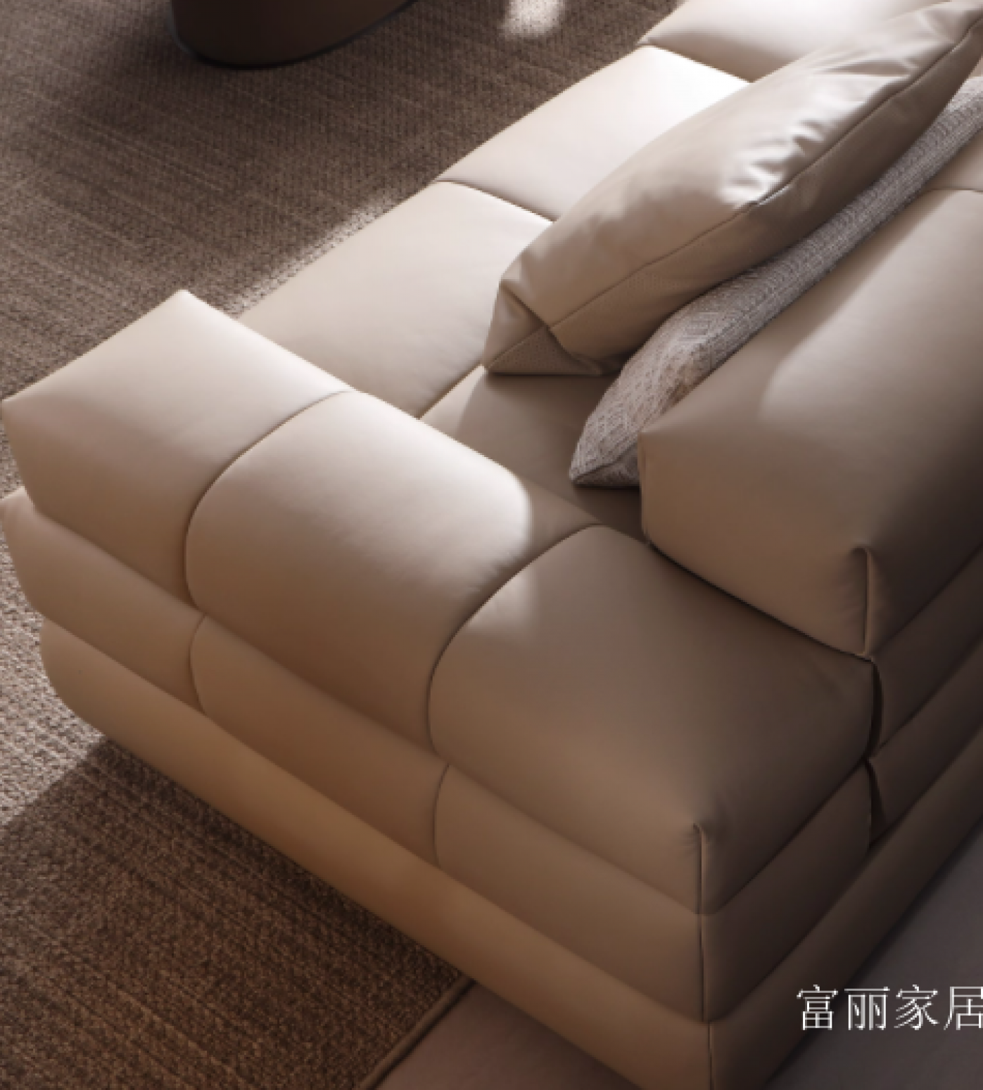 富丽家居 Home Furniture Product 《Terrace high-end pixel leather sofa》【图2】