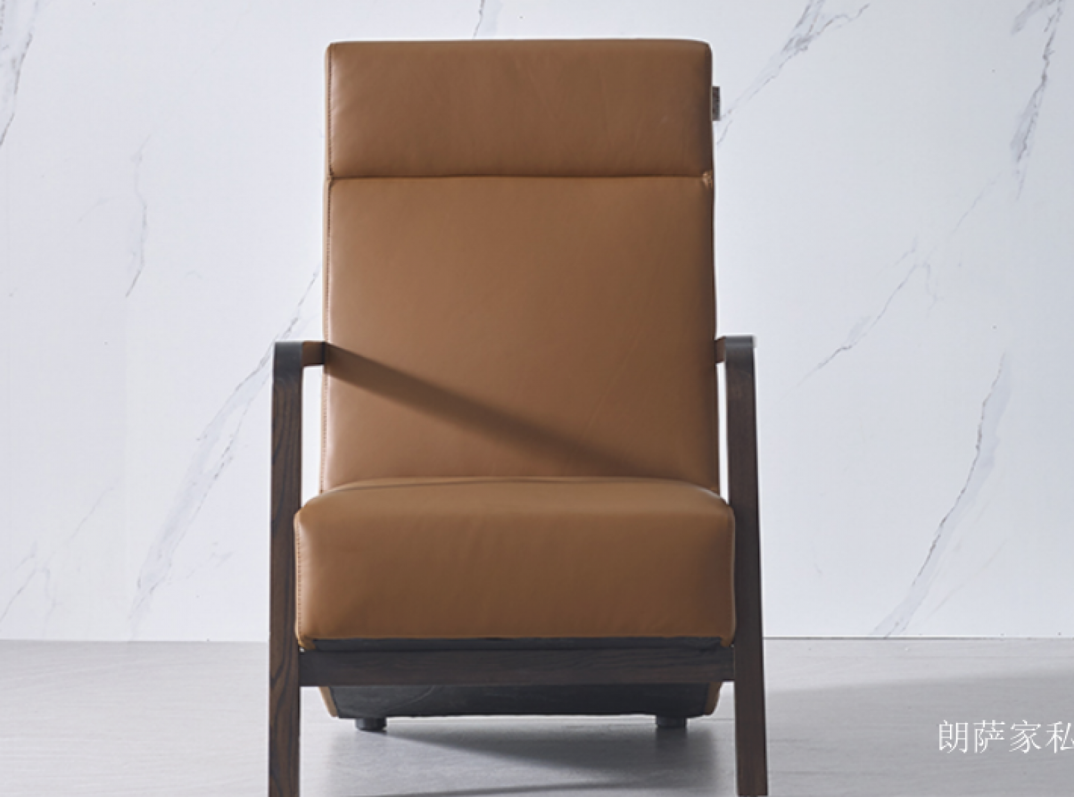 朗萨家私 Home Furniture Product 《Brown charm wood art leisure chair》【图0】