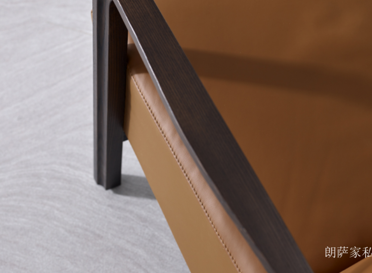 朗萨家私 Home Furniture Product 《Brown charm wood art leisure chair》【图1】