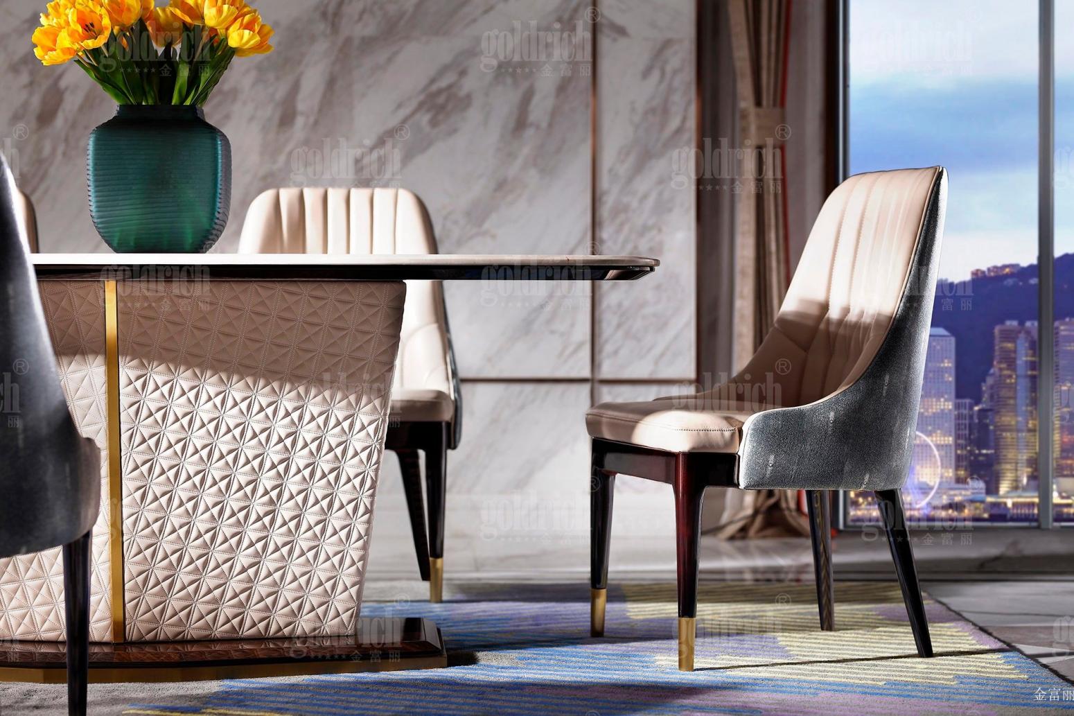 金富丽 Home Furniture Product 《Luxury high quality dining set》【图1】