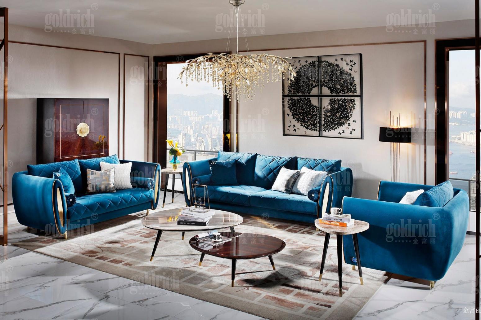 金富丽 Home Furniture Product 《Comfortable and distinctive fabric sofa》【图1】