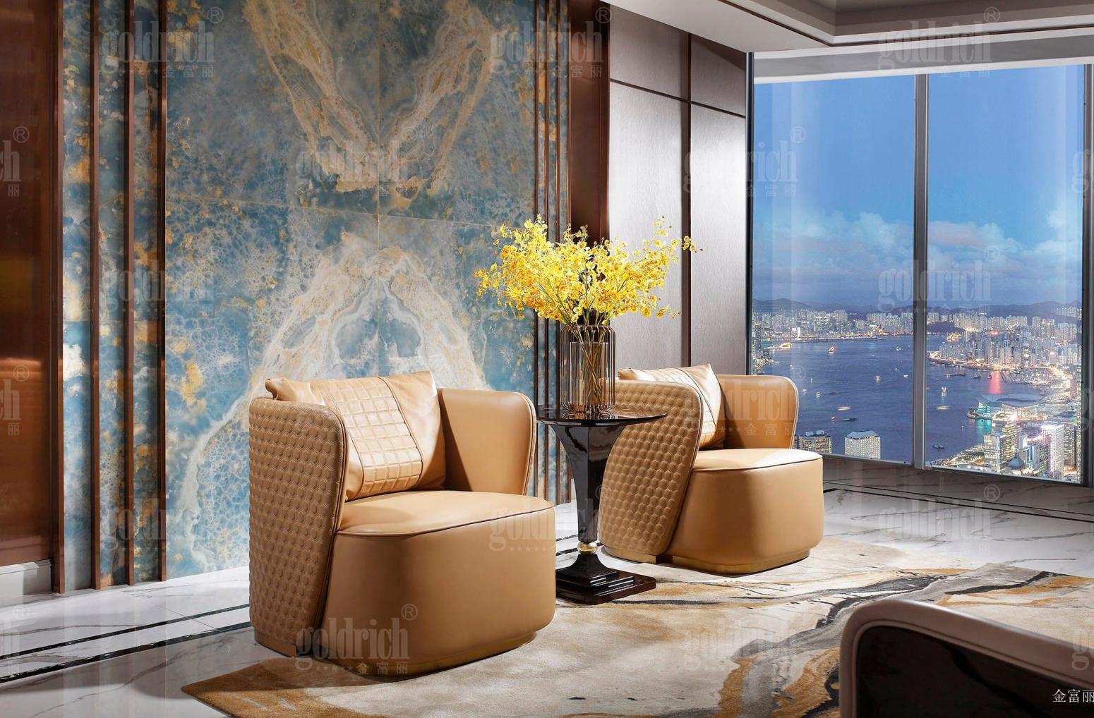 金富丽 Home Furniture Product 《Light light luxury and comfortable sofa》【图3】