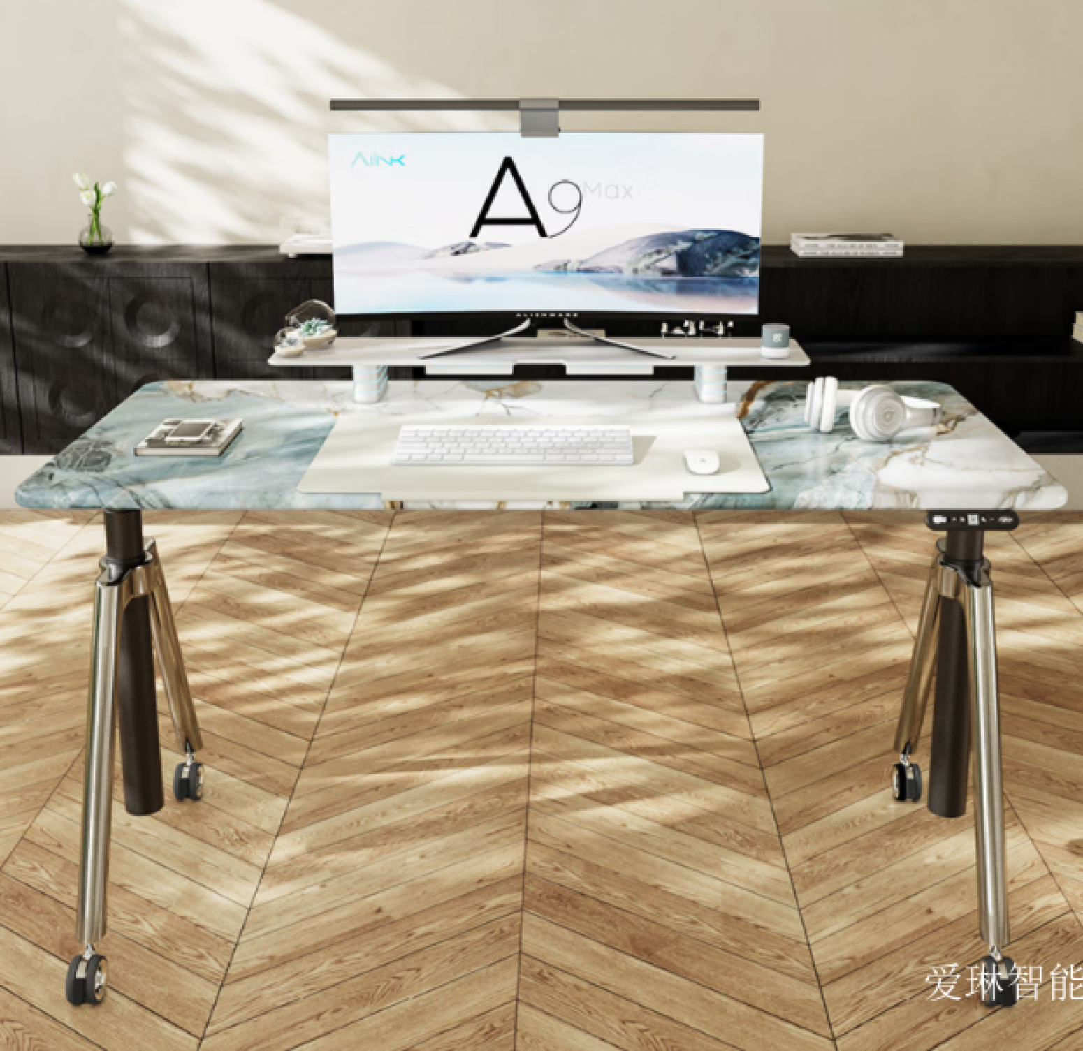 爱琳智能 Office furniture Product 《Luxury stone advanced electric lift table》 爱琳智能 Office furniture Product 《Luxury stone advanced electric lift table》【图0】