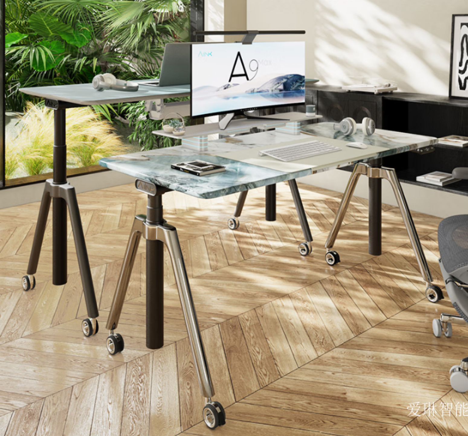 爱琳智能 Office furniture Product 《Luxury stone advanced electric lift table》 爱琳智能 Office furniture Product 《Luxury stone advanced electric lift table》【图1】