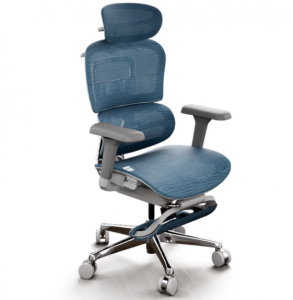 爱琳智能 Office furniture product 《Blue lumbar support office chair》议价