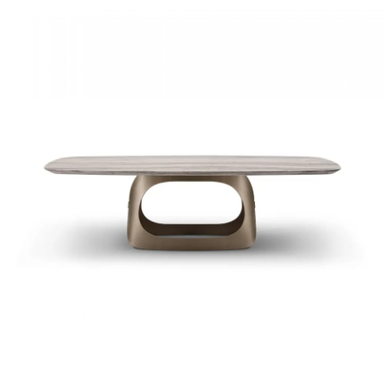 黛柏睿 Home Furniture product 《Cold-toned brass dining table》