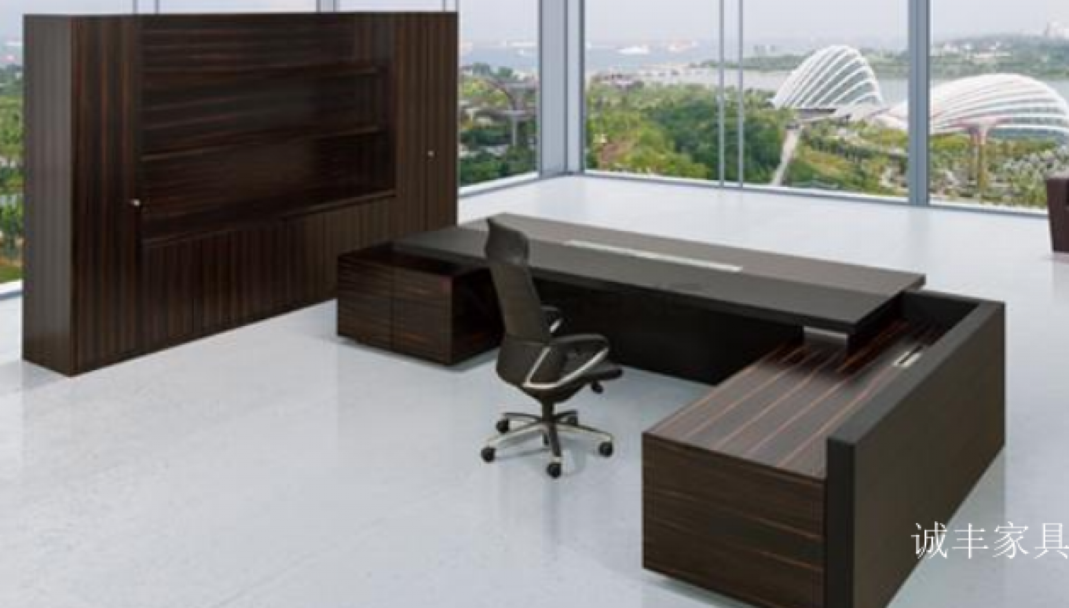 诚丰家具 Office furniture Product 《"Caesar" large class desk》【图1】