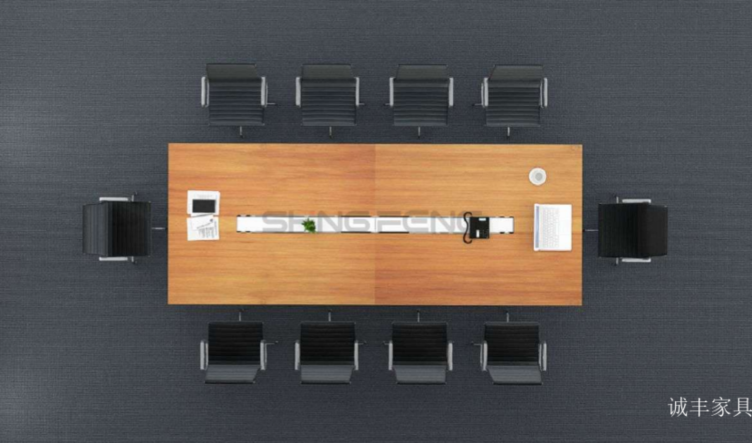 诚丰家具 Office furniture Product 《Simple wooden conference table》【图1】