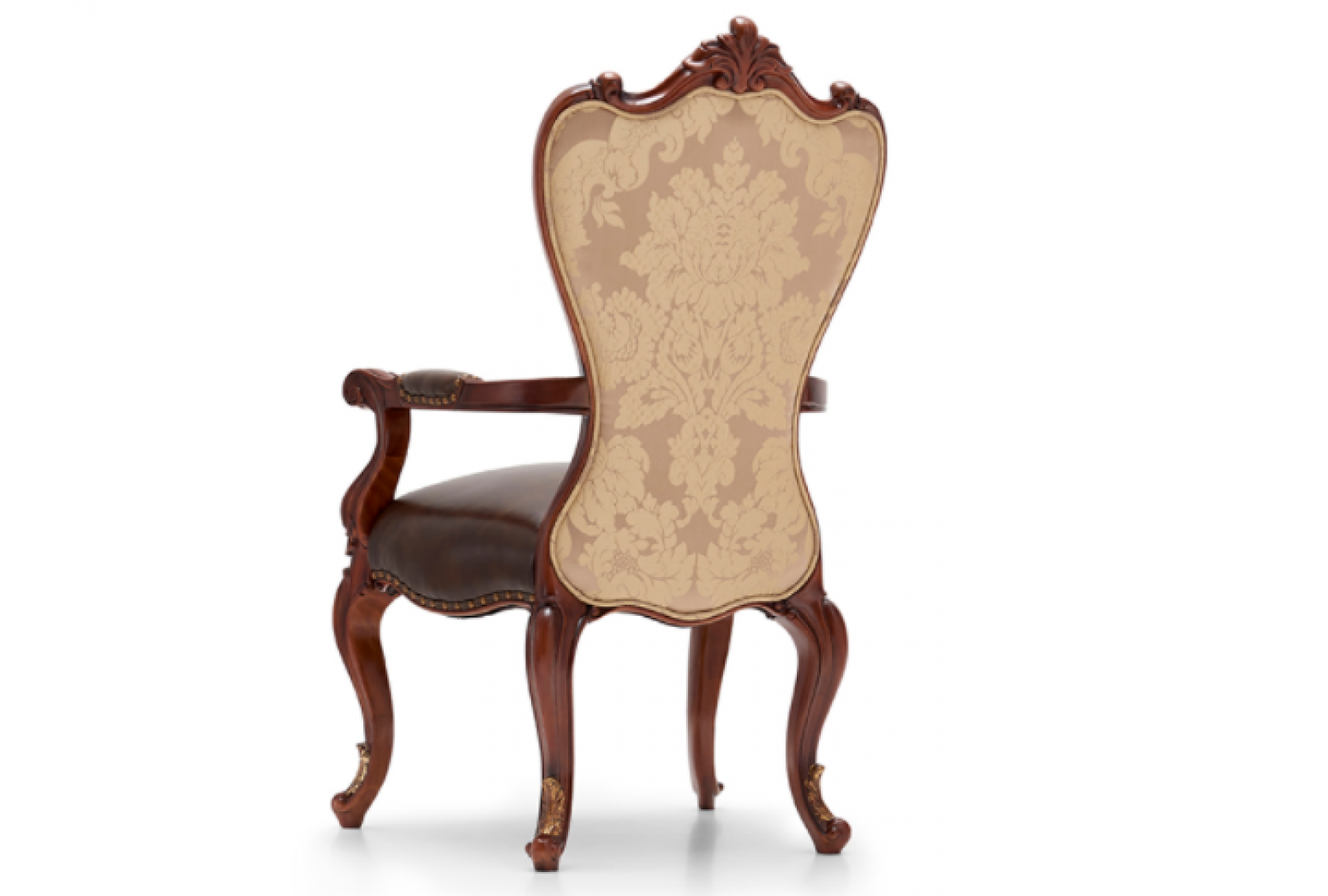 大风范 Home Furniture Product 《Classical carved fabric leather dining chair》【图2】