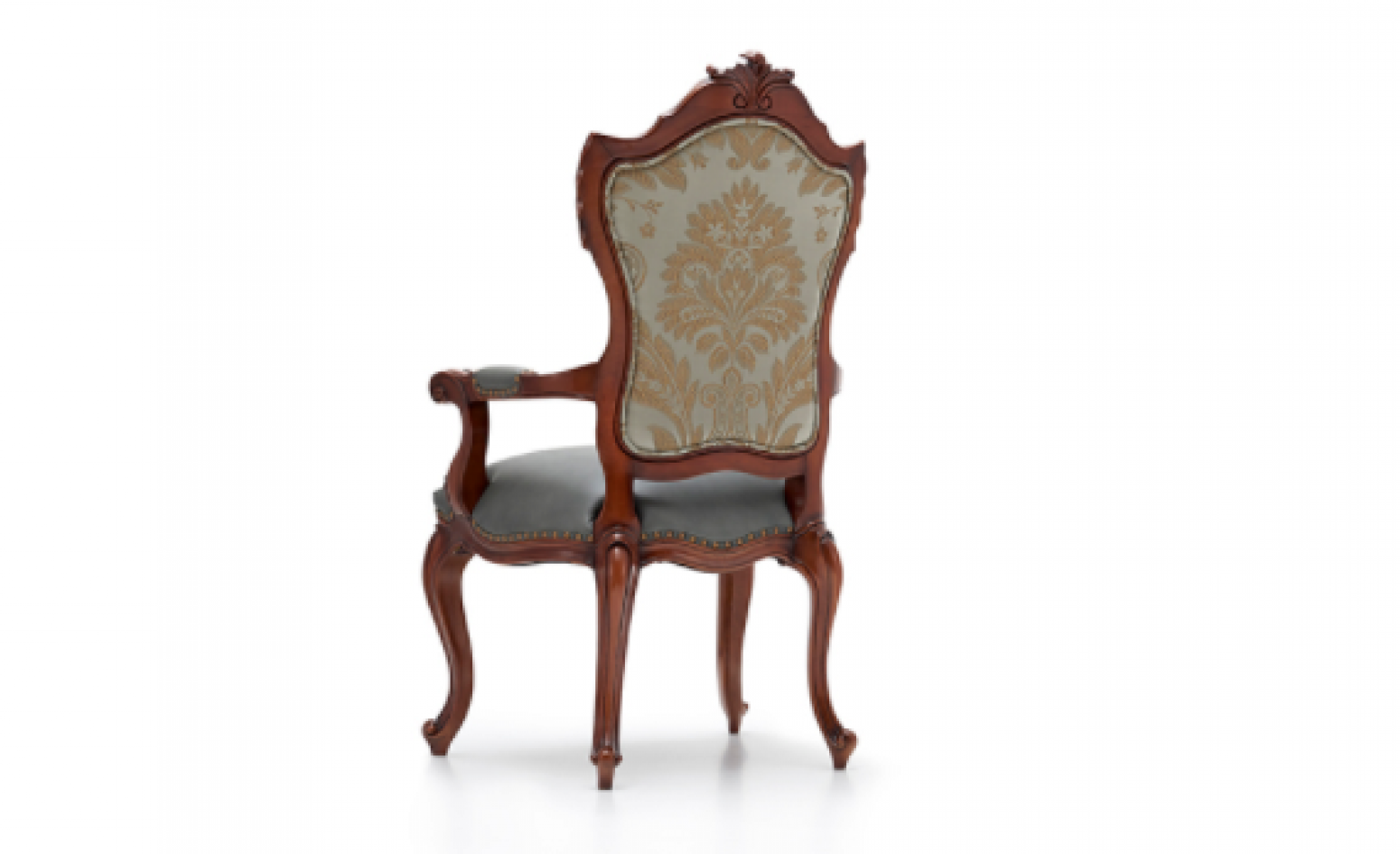 大风范 Home Furniture Product 《Light wood carved fabric dining chair》【图0】