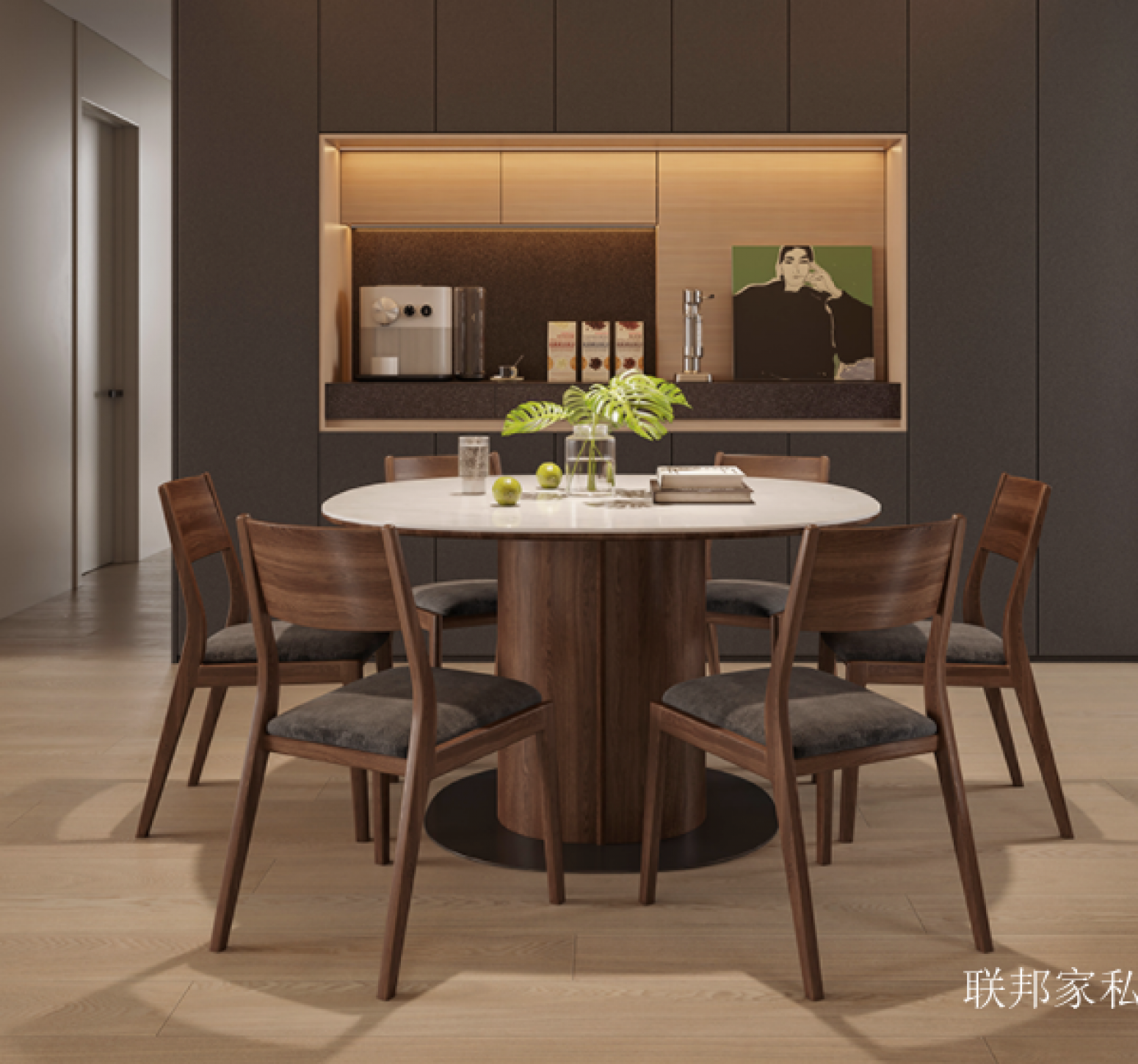 联邦家私 Home Furniture Product 《Ash wood Feast Round table》【图0】