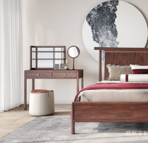 联邦家私 Home Furniture product 《Minimalist teak bedroom makeup table》议价