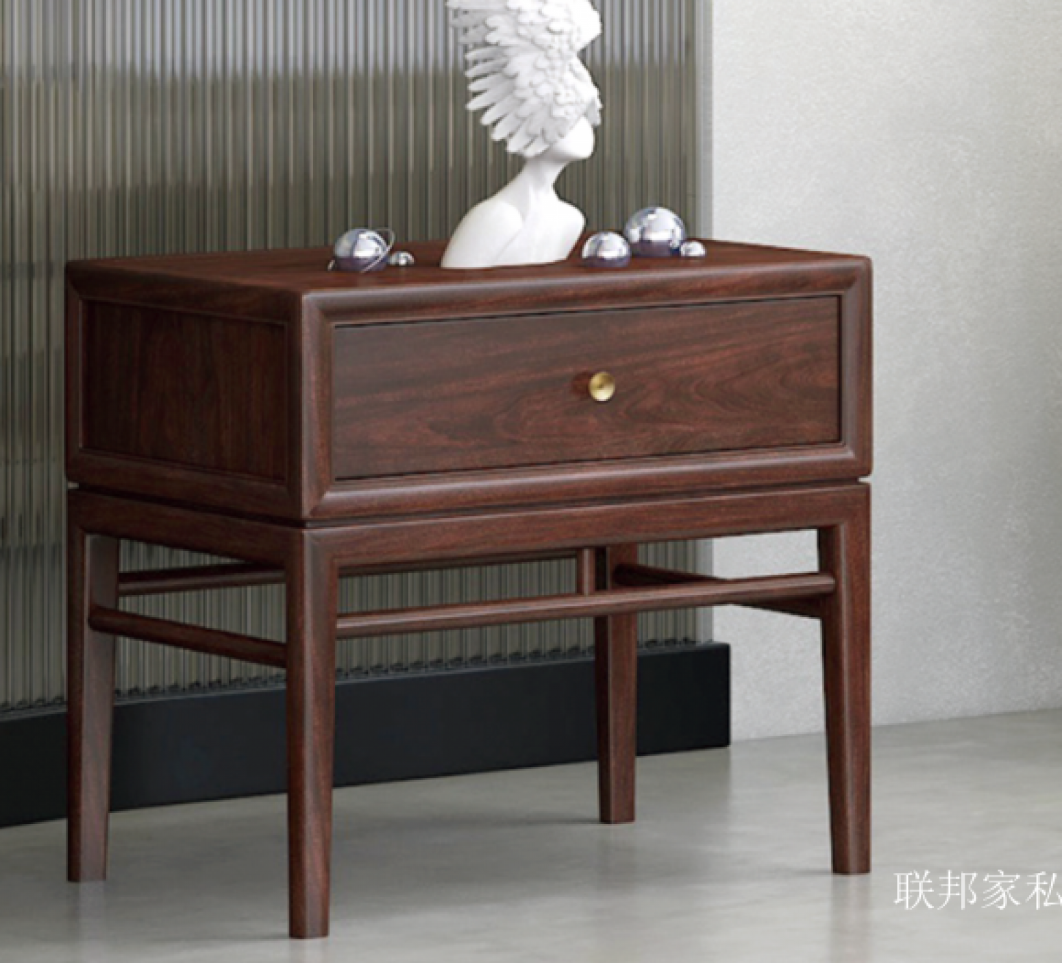 联邦家私 Home Furniture Product 《Teak bedside table》【图1】