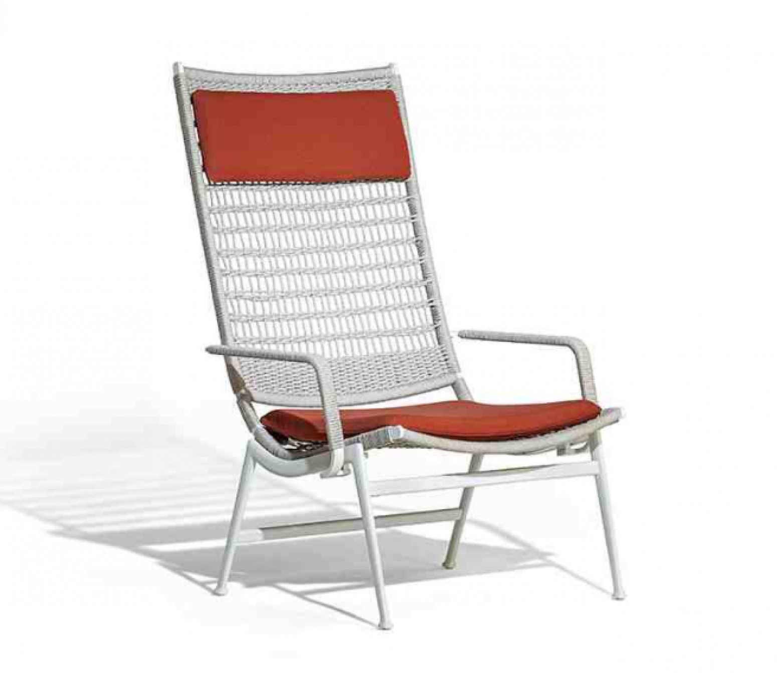 笋卯家居 Outdoor furniture Product 《Red and white rattan leisure chair》 笋卯家居 Outdoor furniture Product 《Red and white rattan leisure chair》【图0】