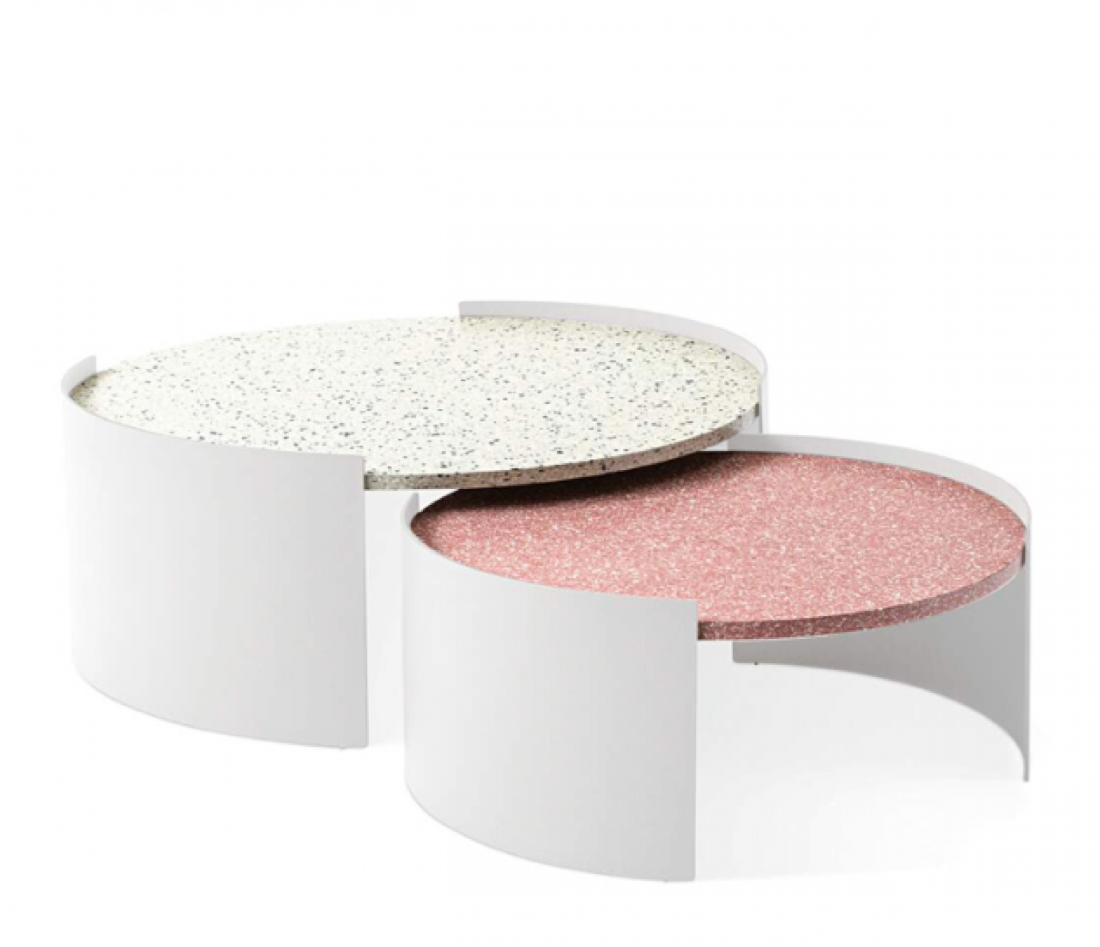 笋卯家居 Outdoor furniture Product 《Double circle terrazzo tea table》【图0】
