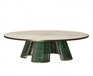 笋卯家居 Outdoor furniture product 《Green conical round outdoor dining table》议价