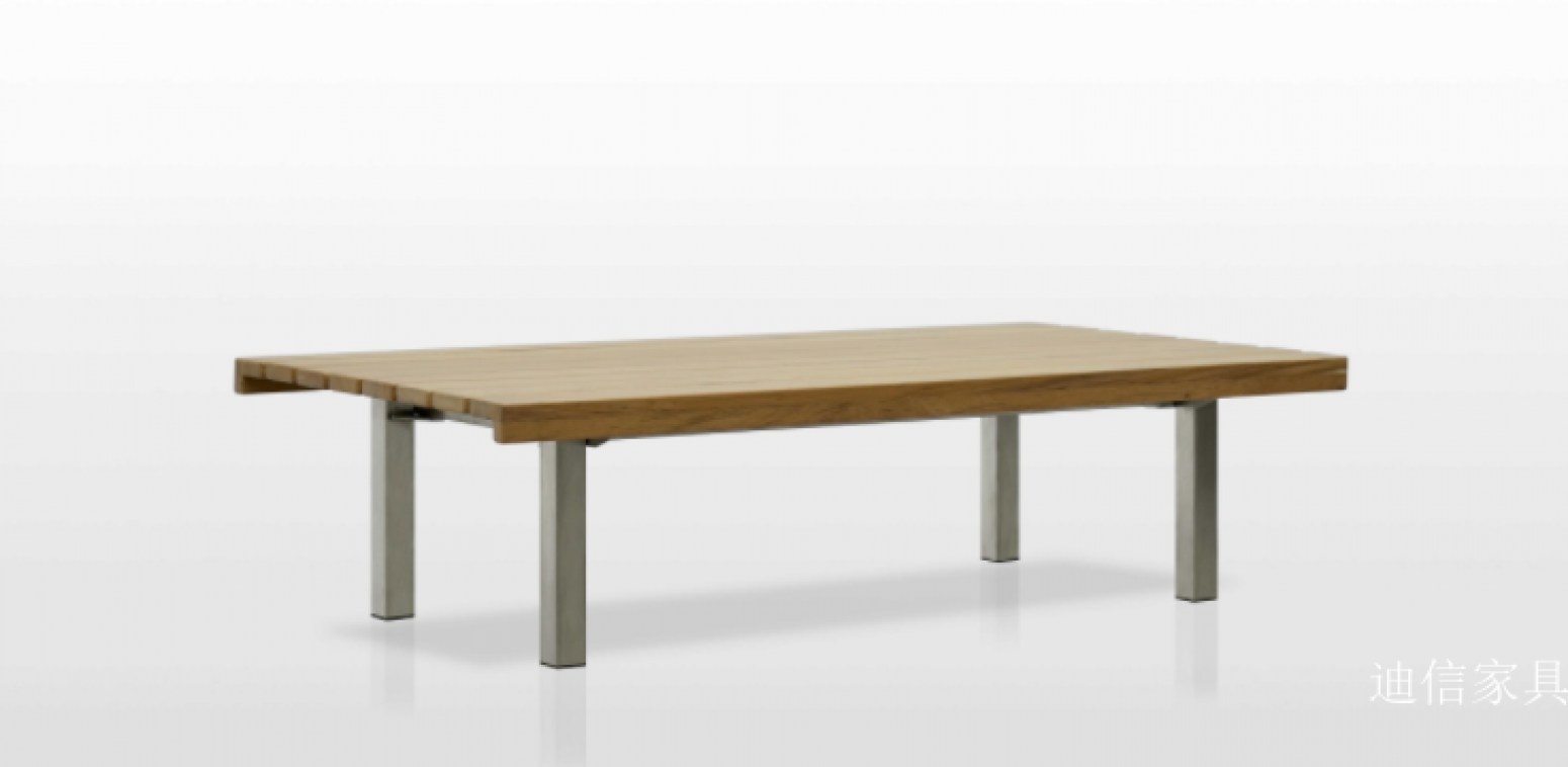 迪信家具 Outdoor furniture Product 《Simple wooden outdoor tea table》【图0】