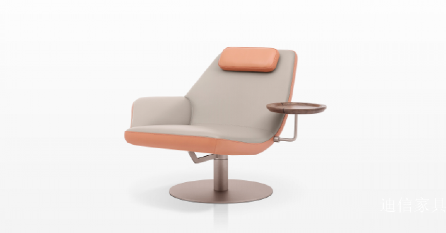 迪信家具 Home Furniture Product 《Color-blocked rotating leisure chair》【图0】