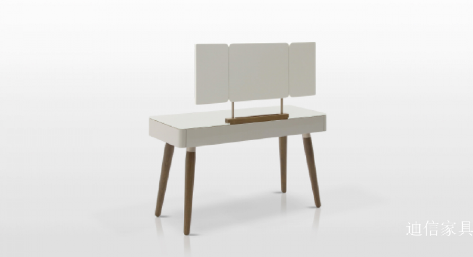 迪信家具 Home Furniture Product 《Simple three fold mirror makeup table》 迪信家具 Home Furniture Product 《Simple three fold mirror makeup table》【图1】