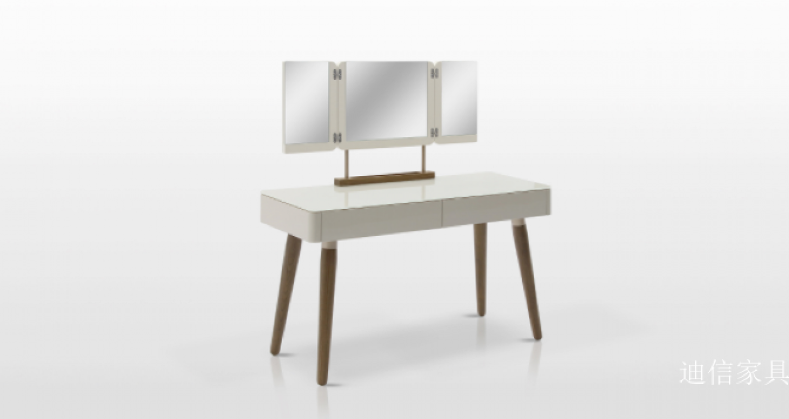 迪信家具 Home Furniture Product 《Simple three fold mirror makeup table》 迪信家具 Home Furniture Product 《Simple three fold mirror makeup table》【图2】