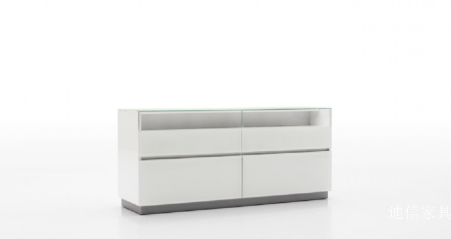 迪信家具 Home Furniture product 《Simple white storage side cabinet》