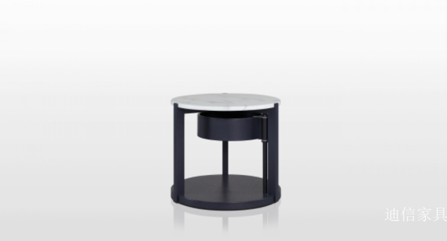 迪信家具 Home Furniture product 《Marble face round nightstand》