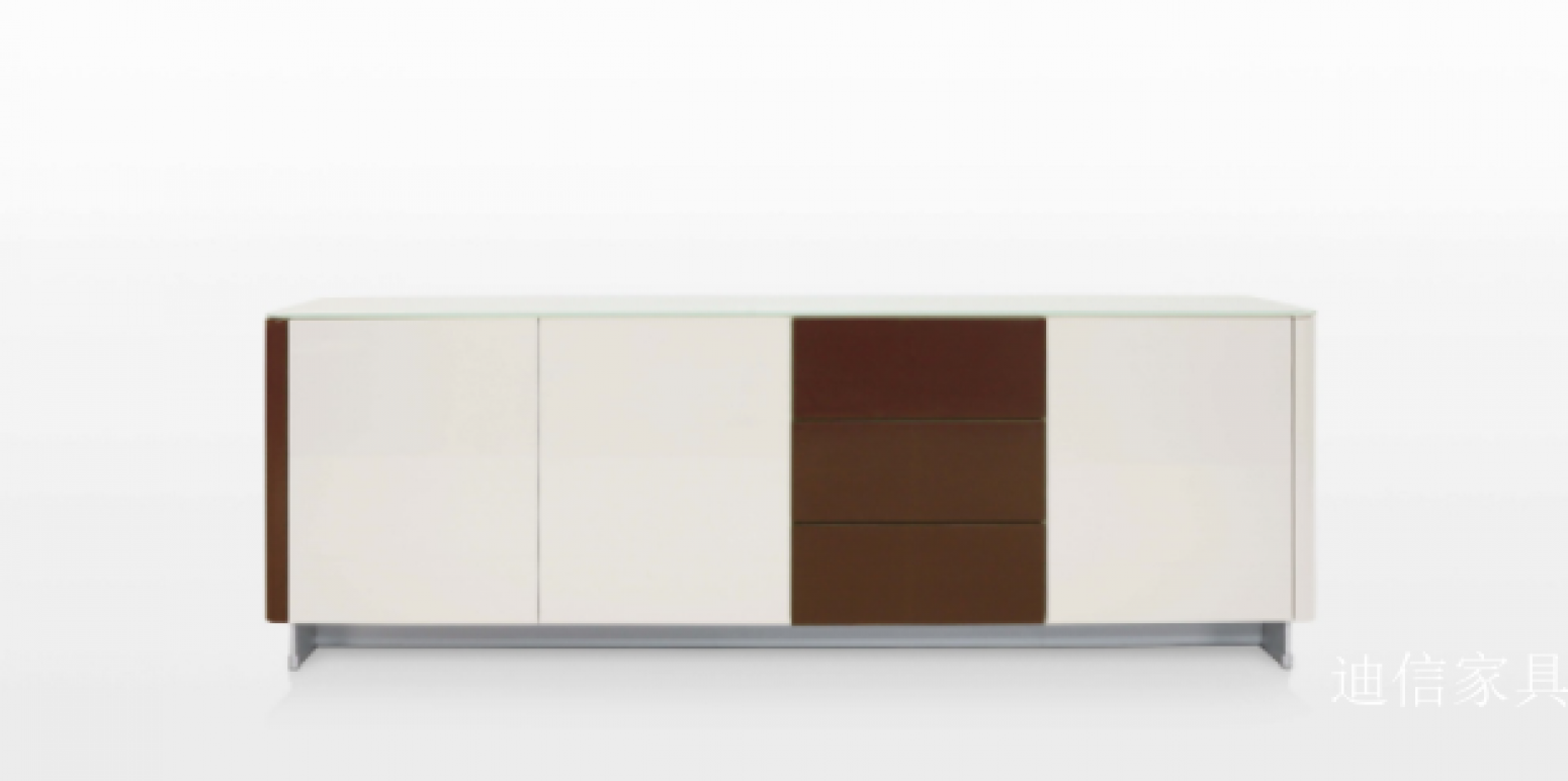 迪信家具 Home Furniture Product 《White and brown side cabinet》【图2】