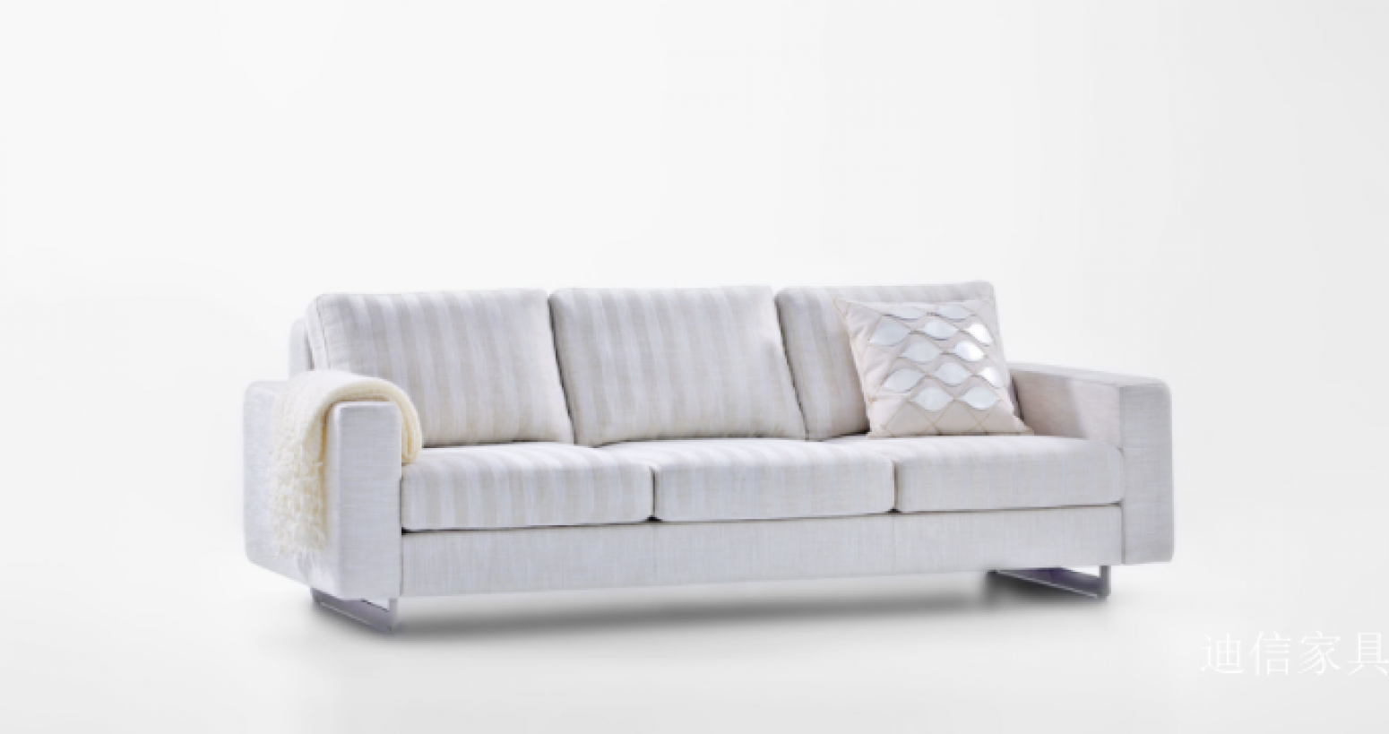迪信家具 Home Furniture Product 《Light rice stripe simple sofa》【图1】