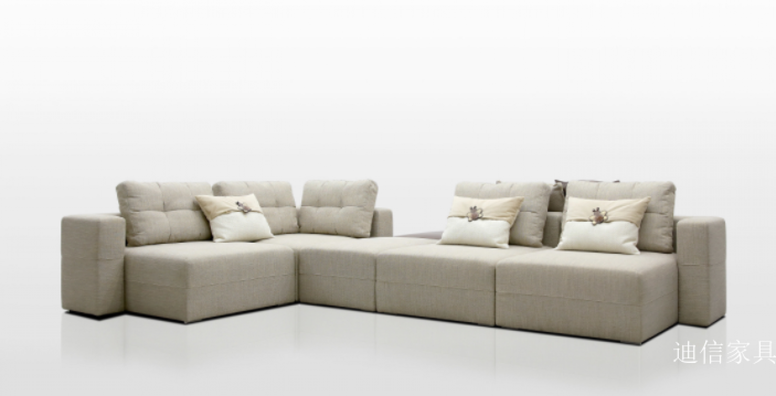 迪信家具 Home Furniture Product 《Light beige modular sofa》【图1】