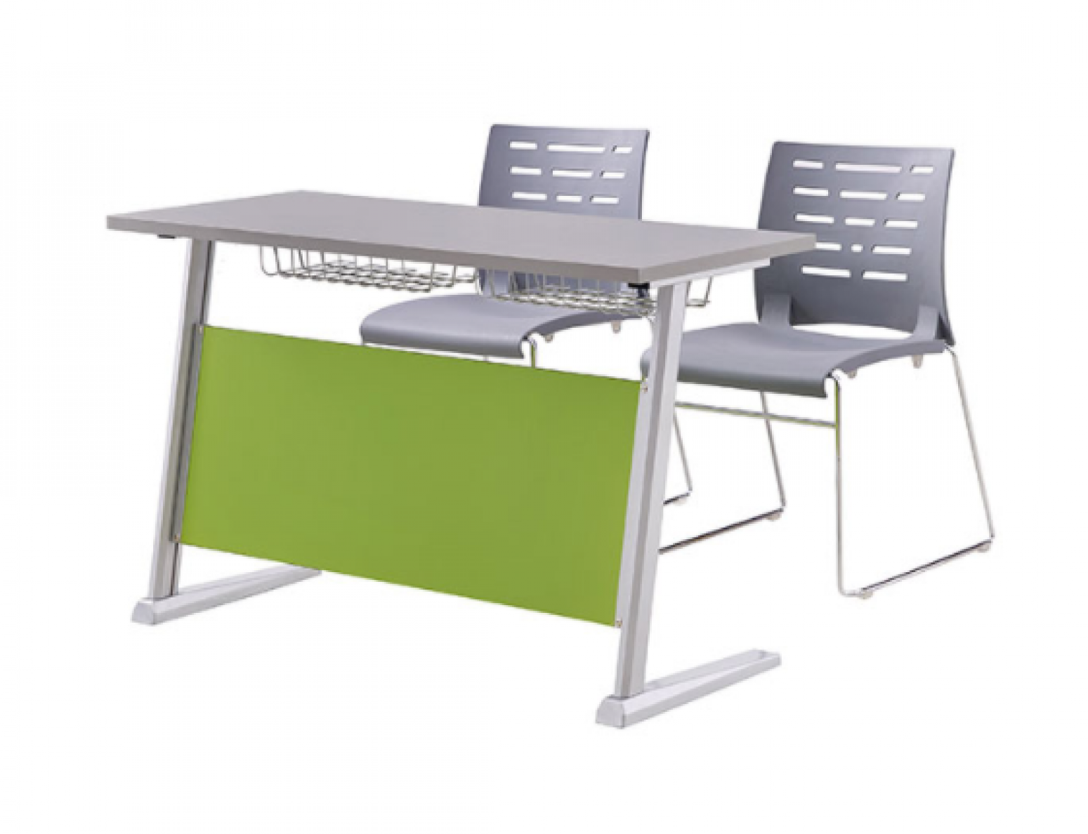 宏钻家具 Office furniture Product 《Double simple study desks and chairs》【图0】