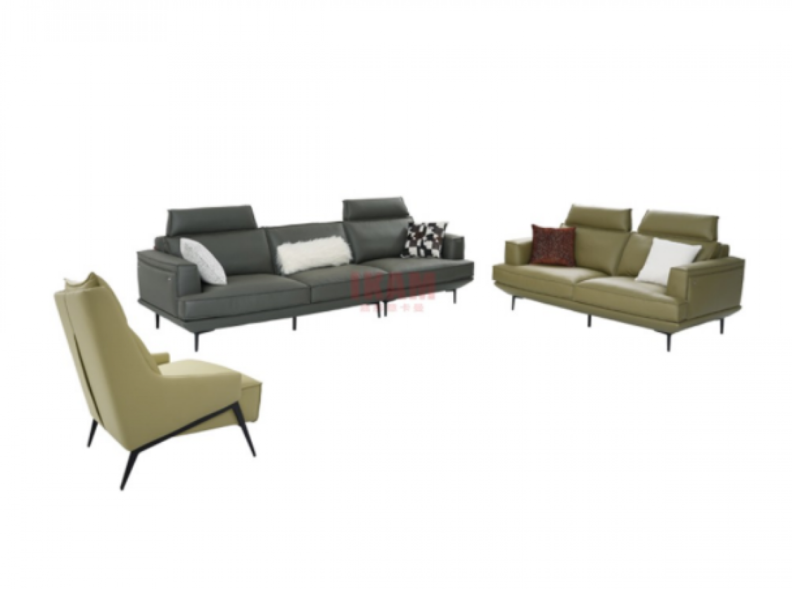 嘉彤家具 Home Furniture product 《Modern light luxury leather sofa》