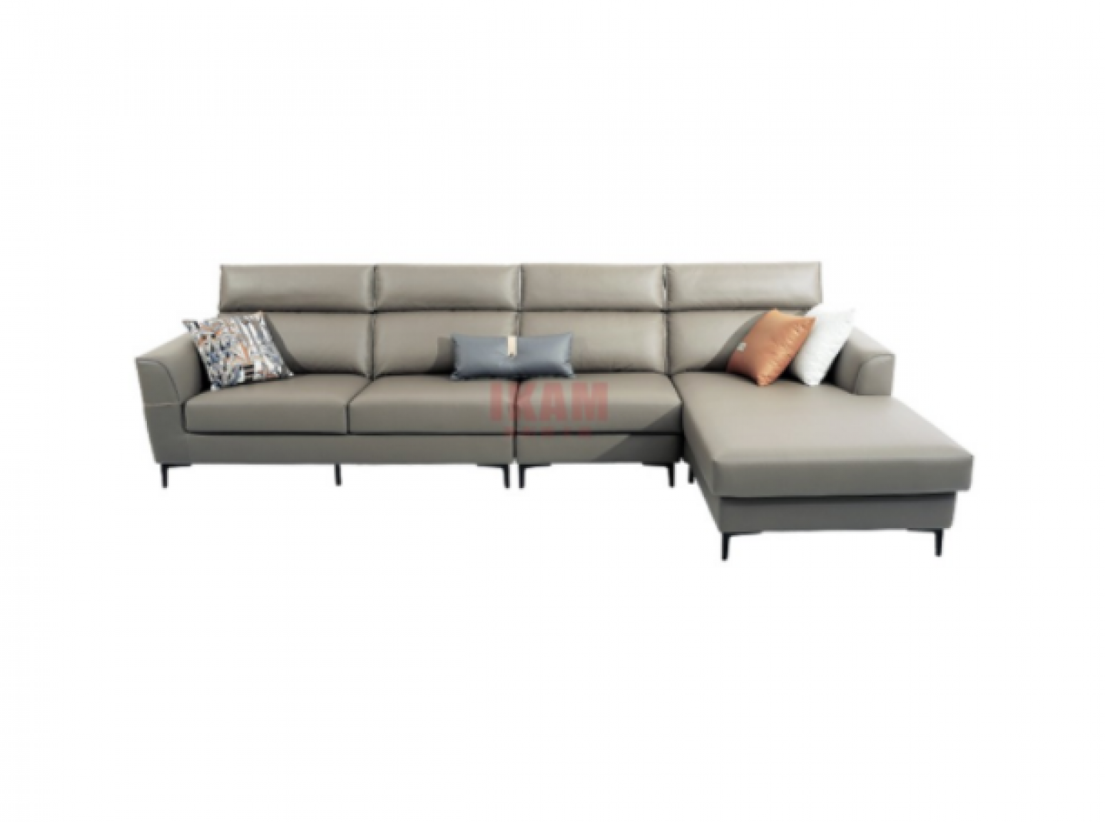 嘉彤家具 Home Furniture Product 《Light grey modern leather sofa》【图0】