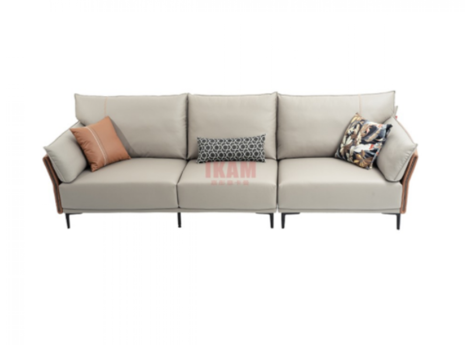 嘉彤家具 Home Furniture Product 《Light rice brown leather sofa》【图2】