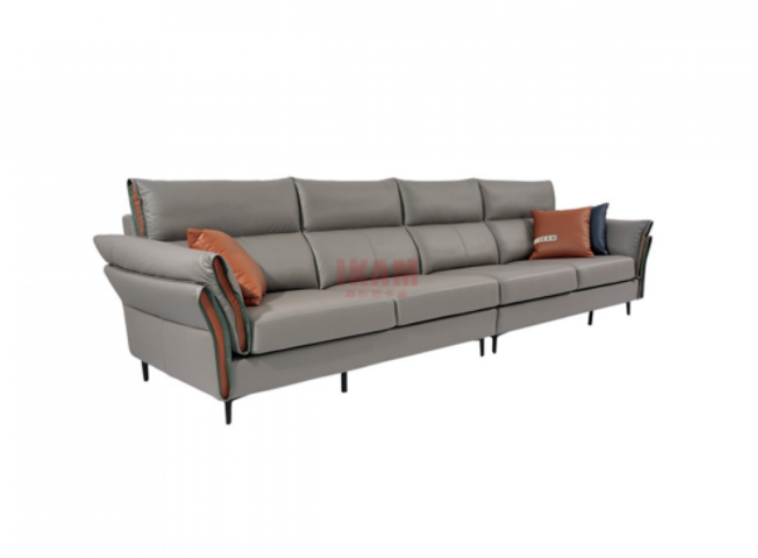 嘉彤家具 Home Furniture Product 《Gray brown light luxury leather sofa》【图1】