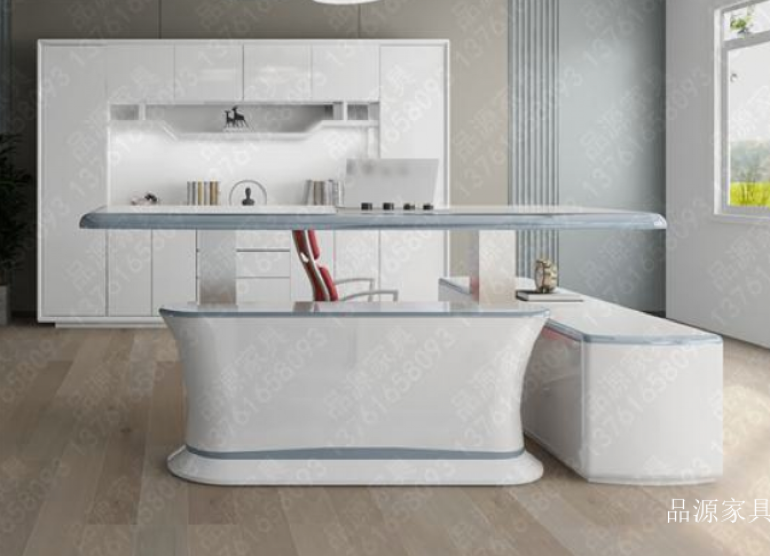 品源家具 Smart home Product 《Smart office boss desk》 品源家具 Smart home Product 《Smart office boss desk》【图1】