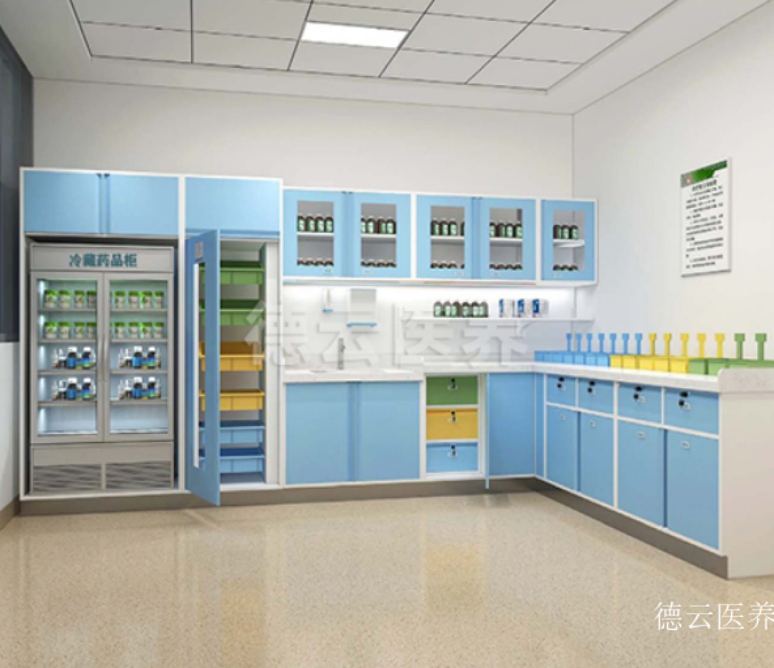 德云医养 Medical furniture Product 《Pharmacy integrated dispensing cabinet》【图1】