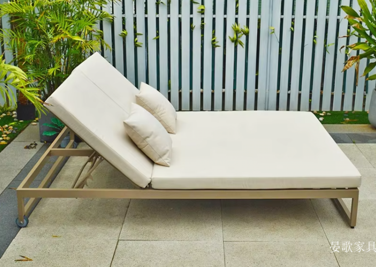 晏歌家具 Outdoor furniture Product 《Outdoor aluminum lounge chair》【图0】
