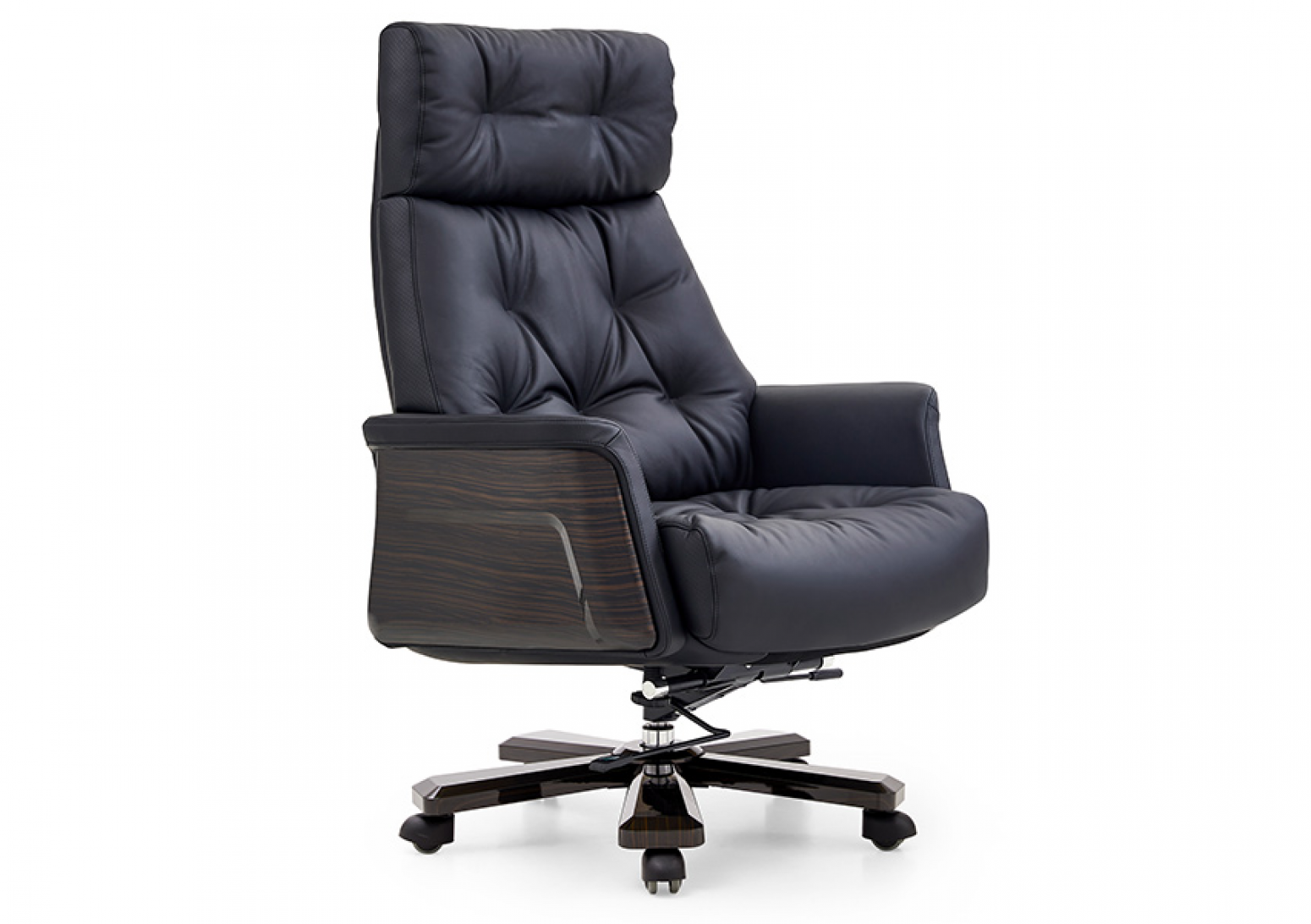 方政家具 Office furniture Product 《Black leather business office chair》【图1】