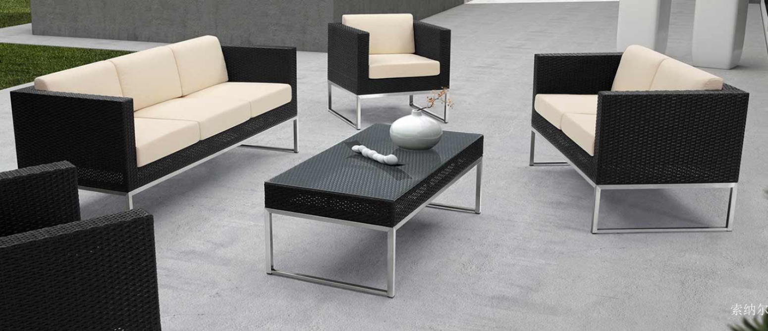 索纳尔 Outdoor furniture Product 《Full moon series outdoor sofa》【图1】