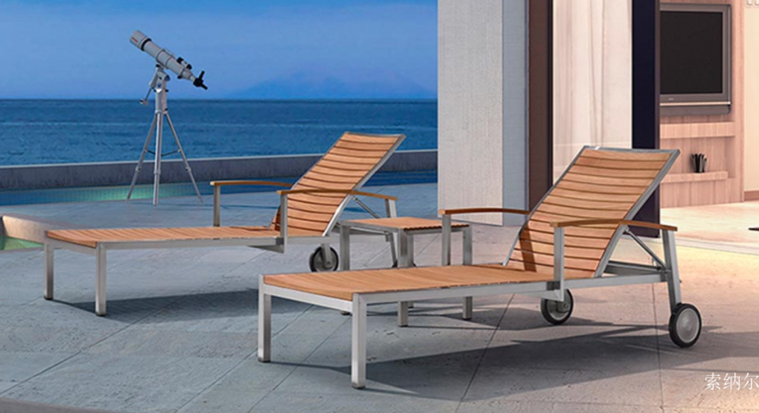 索纳尔 Outdoor furniture Product 《Hope summer series outdoor bed》【图1】