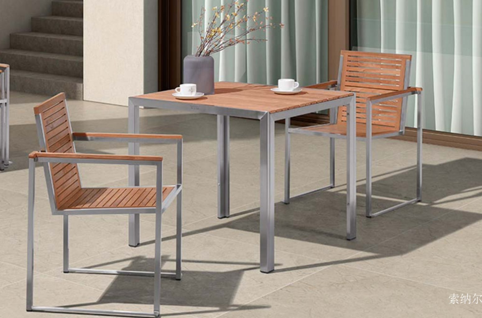 索纳尔 Outdoor furniture Product 《Outdoor square table with Xinrui》【图1】