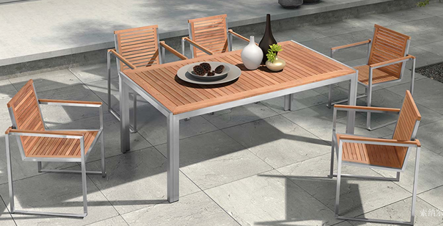 索纳尔 Outdoor furniture Product 《Outdoor square table with Xinrui》【图2】