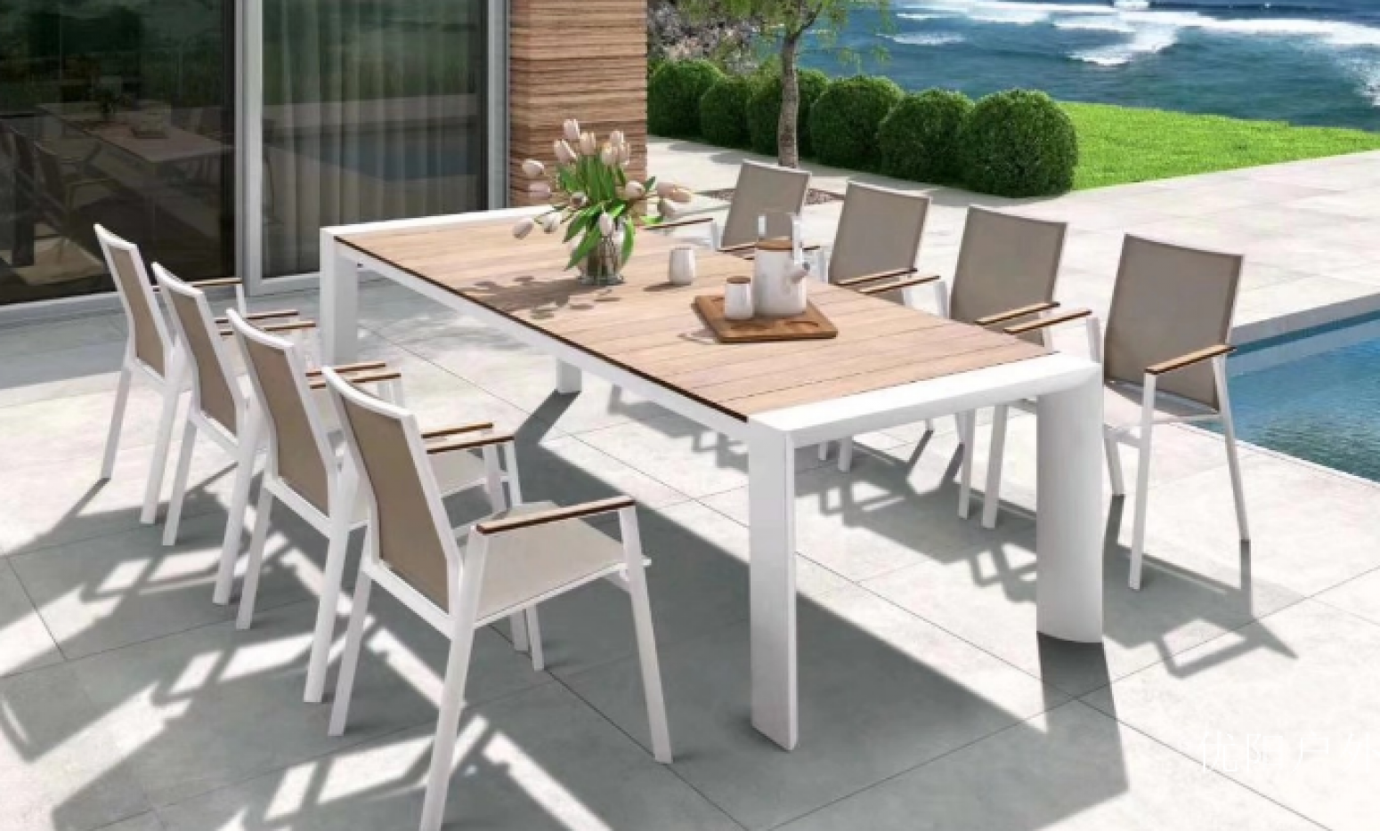 优阳户外 Outdoor furniture Product 《Simple modern outdoor dining table and chair》【图0】