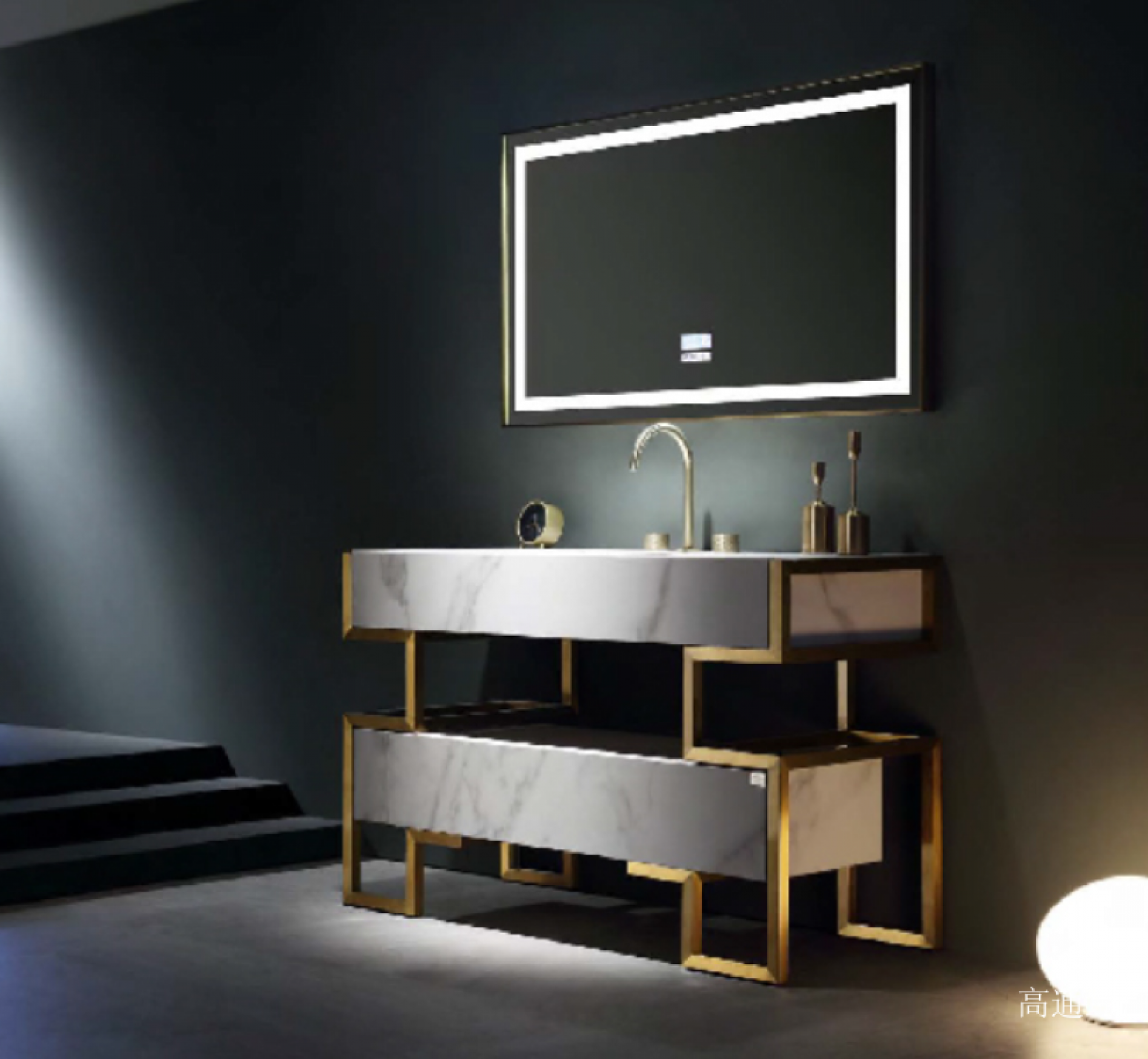 高通卫浴 Bathroom furniture Product 《Light luxury smart mirror bathroom ark》【图1】