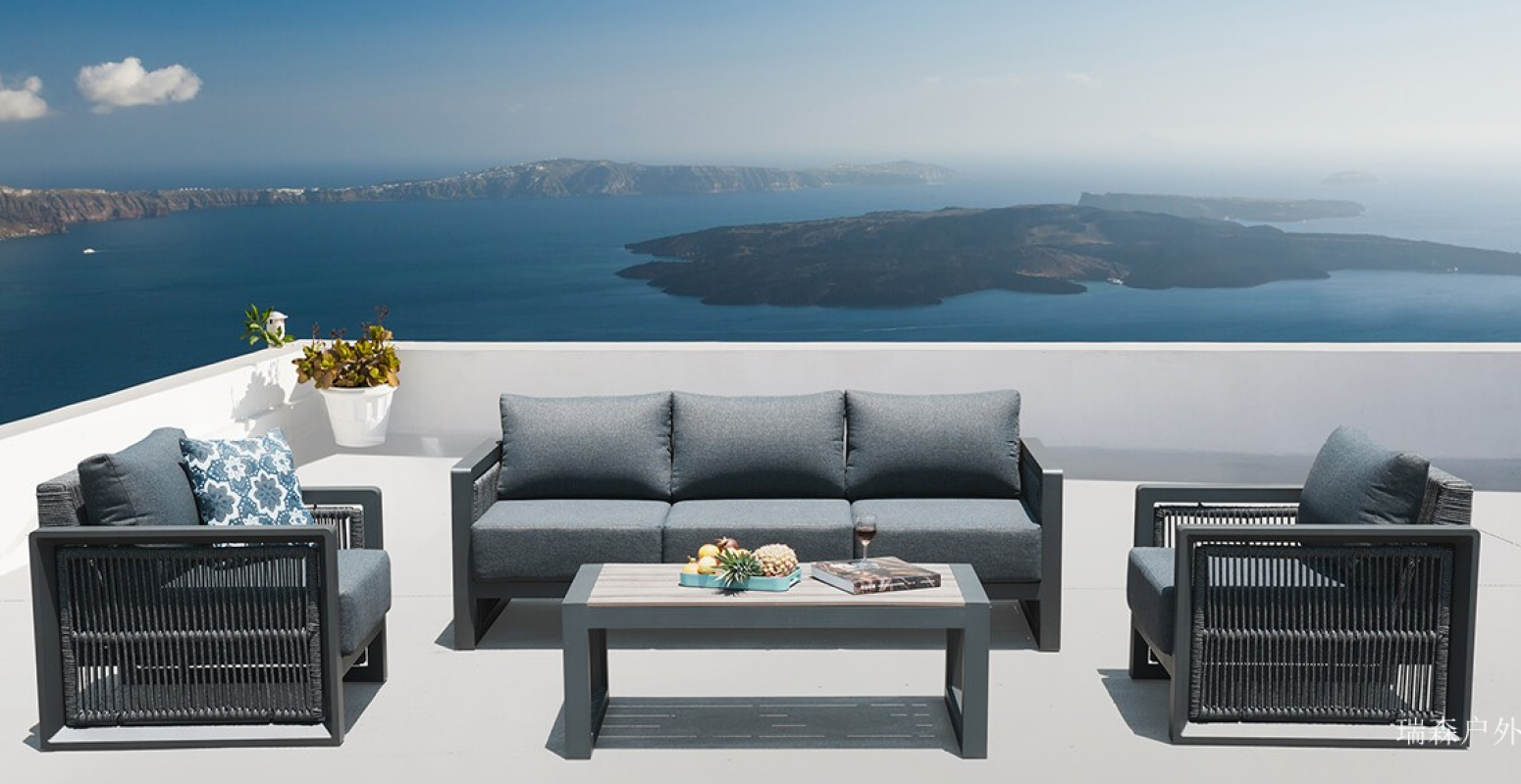 瑞森户外 Outdoor furniture product 《Simple sea view outdoor sofa》