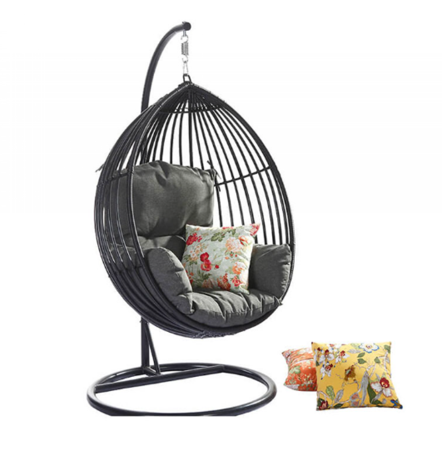瑞森户外 Outdoor furniture Product 《Black rattan swing chair》 瑞森户外 Outdoor furniture Product 《Black rattan swing chair》【图0】