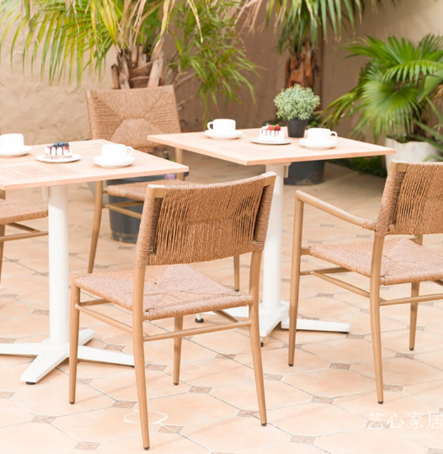 艺心家居 Outdoor furniture Product 《Light weaving outdoor tables and chairs》【图1】