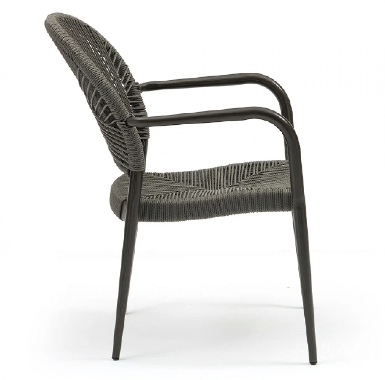 艺心家居 Outdoor furniture Product 《Dark grey woven outdoor armchair》【图0】